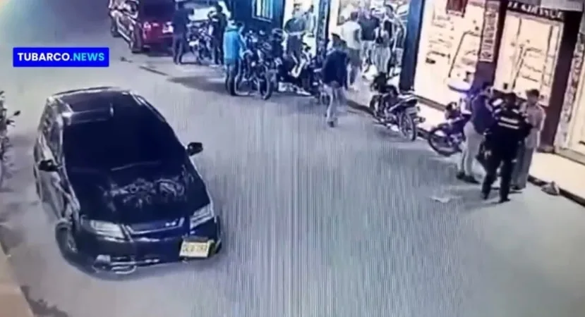 Hombre en estado de embriaguez atacó con machete a un policía en Cachipay, Cundinamarca.