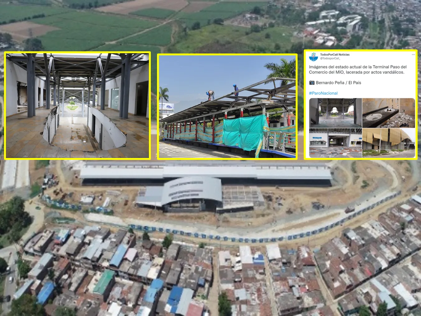 Muchas estaciones del MIO en reconstrucción y T. Aguablanca con "70% de avance": se espera entre en servicio
