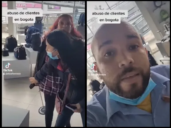 "Usted me pega y la reviento" reclamo del empleado de un almacén a una mujer, "¿porque son clientes entonces qué?"