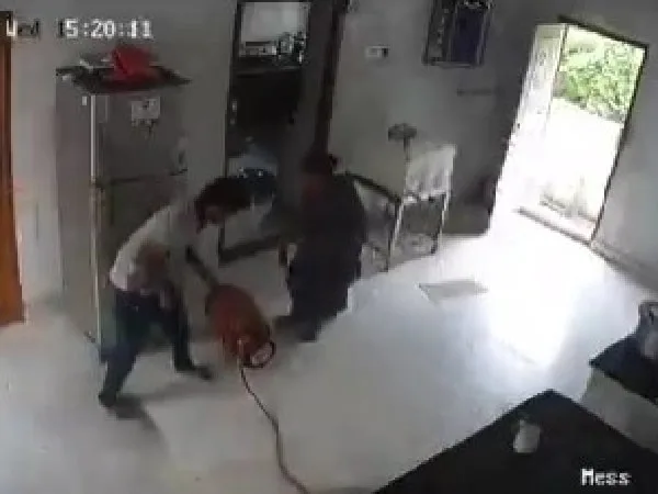 Explosión de cilindro de gas.