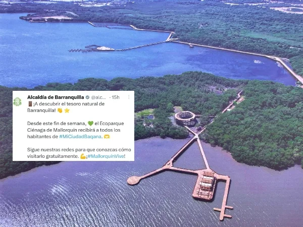 Una obra que embellece más a Barranquilla, se inaugura Ecoparque Ciénaga de Mallorquín