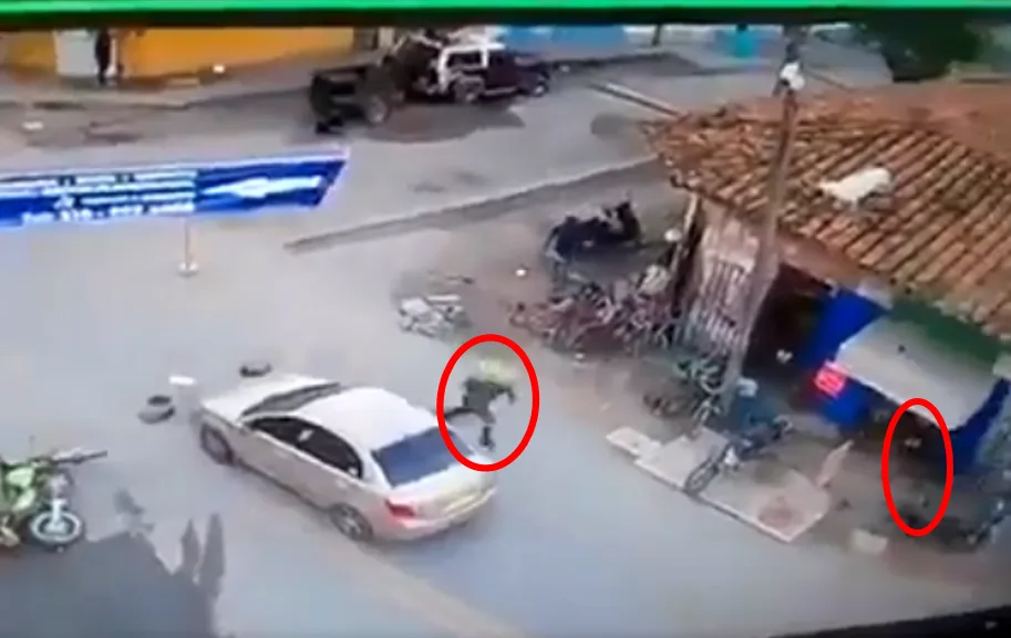 un policía