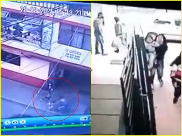 En Pasto elogiaron a vigilante que salvó a niña de ser atropellada, la madre ni le agradeció