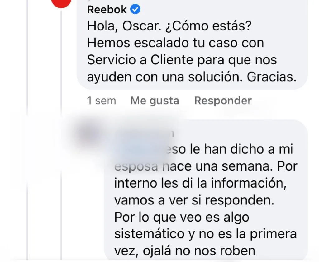 marca deportiva Reebok