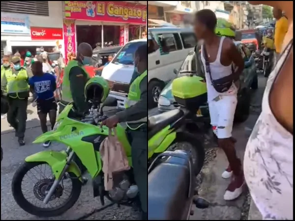 "Ay me está doliendo, aflójalas un poquito": Grito y llanto de un presunto extorsionista capturado en Buenaventura