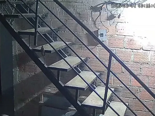 Escaleras donde ocurrió la brutal agresión a mujer en Buenaventura.