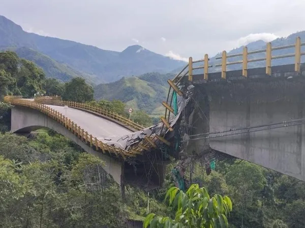 Otro puente que se cae: así amaneció el corredor vial que une a Casanare y Boyacá