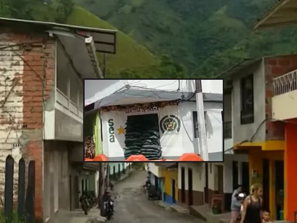 policía estación Urama Antioquia