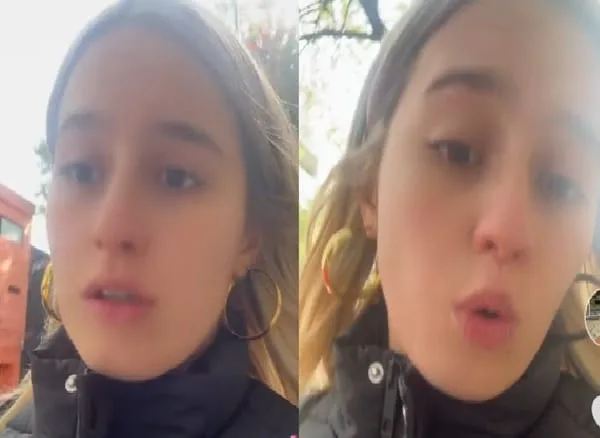 Joven, decepcionada de su primer día de trabajo.