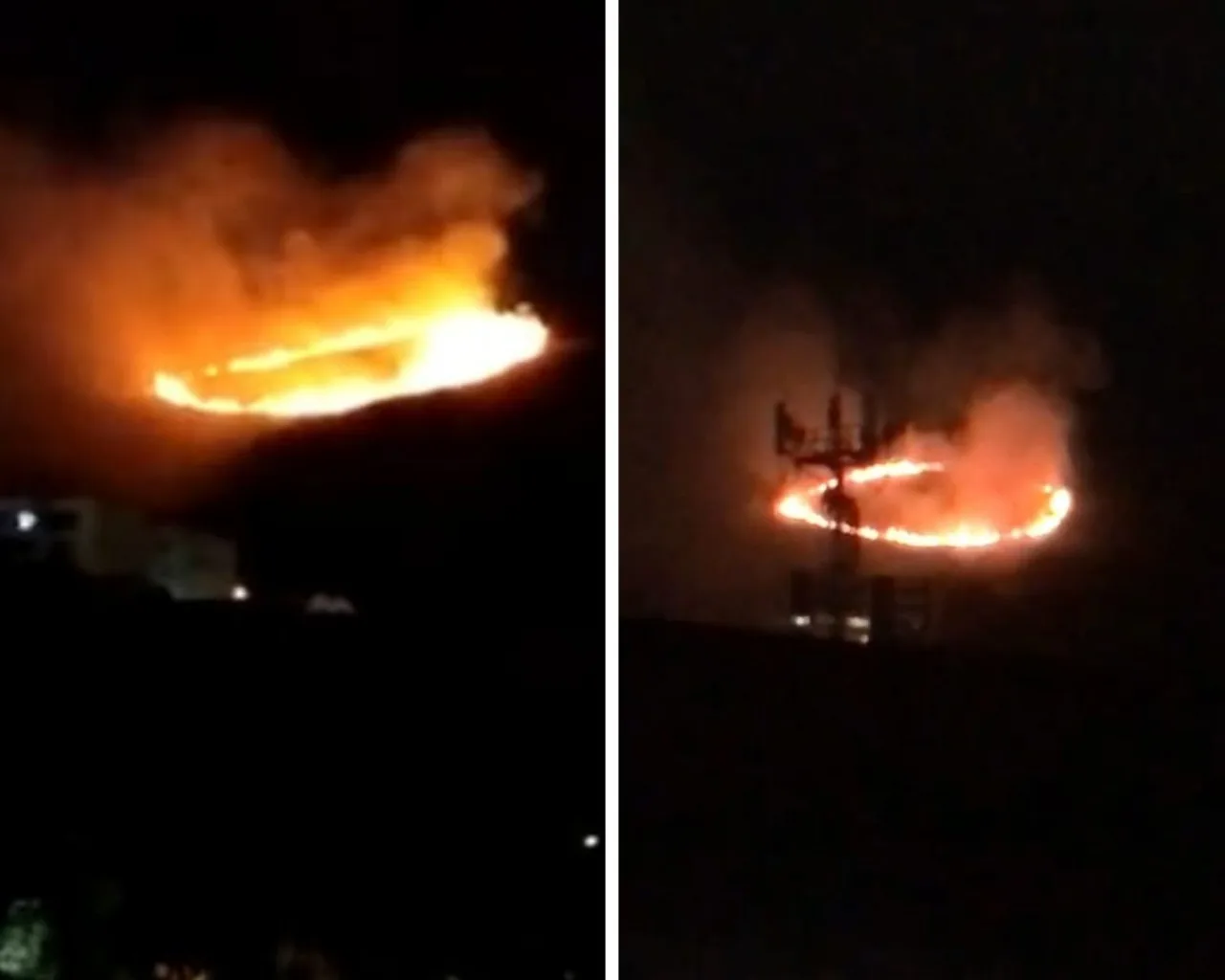 incendio Cristo Rey
