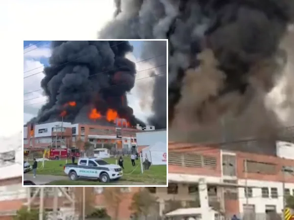 Incendio calle 80 Bogotá