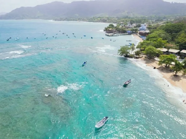 Playa Capurganá, en Chocó.