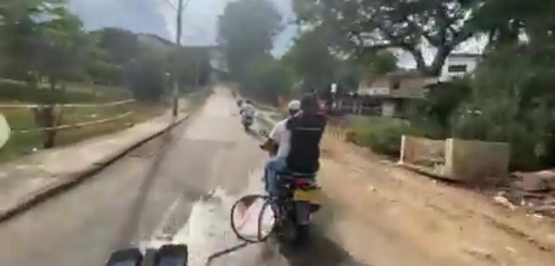 Siloé en moto 