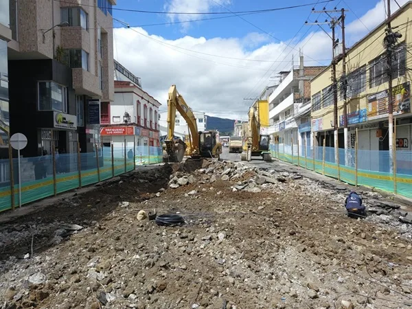 En Pasto ya cerraron las calles 18 y 19 por trabajos de excavación vial del Centro Histórico
