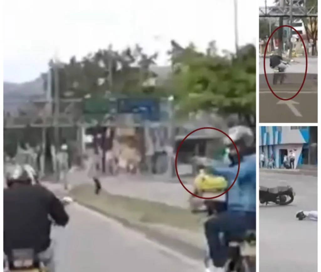 moto Bogotá muerto