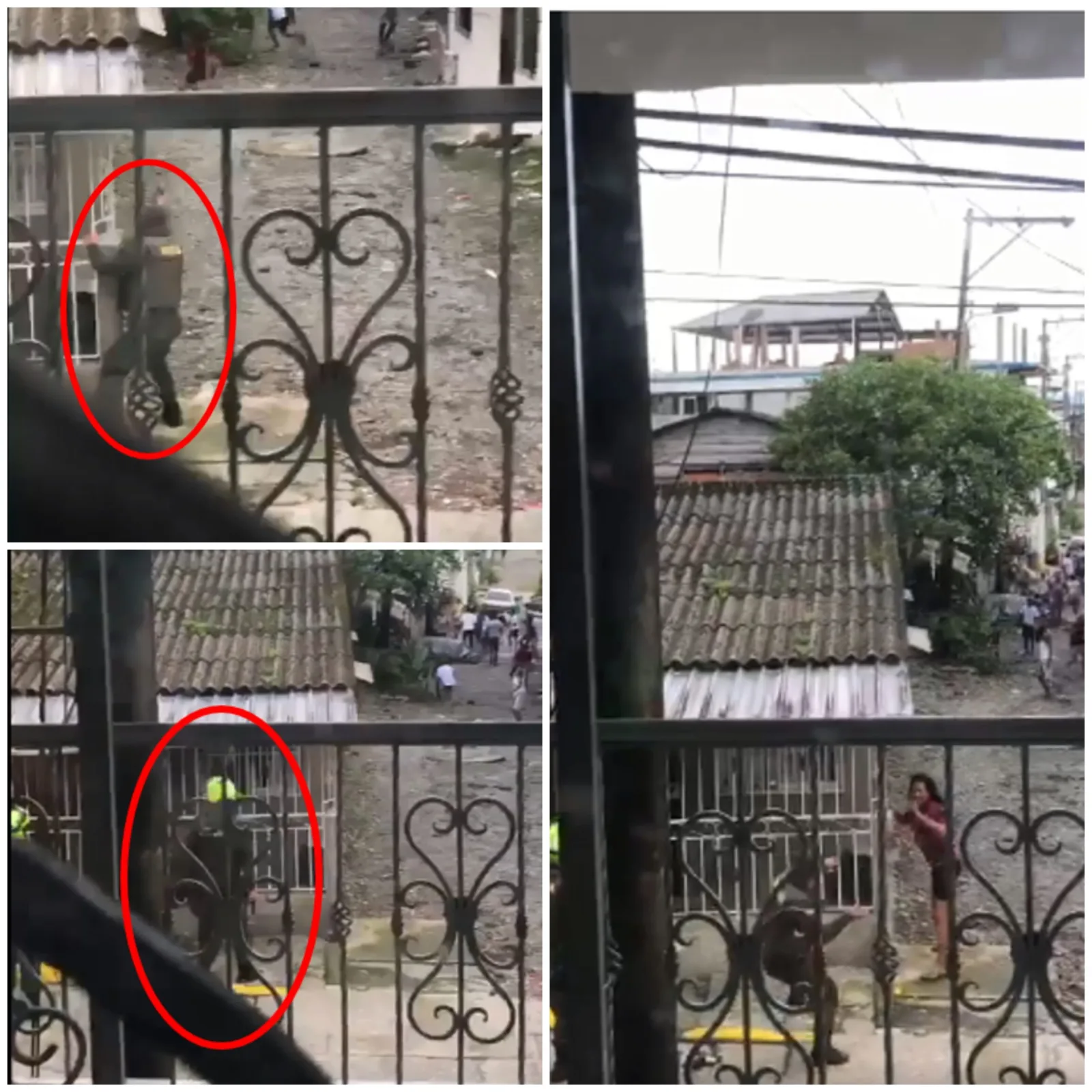 A piedra se enfrentaron policías y comunidad en Buenaventura, denuncian "un uniformado disparó"