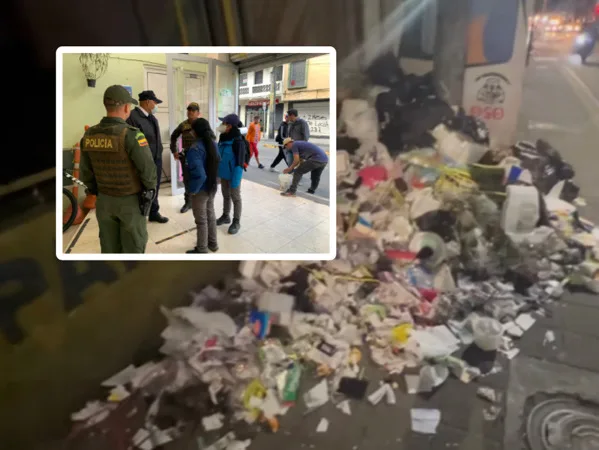 Basuras en la calle 16 en Pasto "una problemática sin fin", ni haciendo "jornadas de sensibilización" cambia la situación