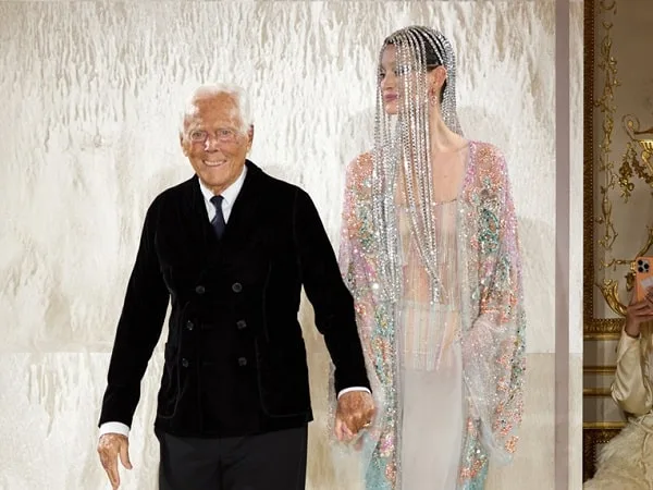 Giorgio Armani, fallecido diseñador italiano.