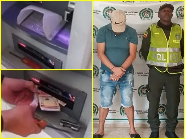 Sujeto en Cali alteraba cajeros, les aplicaba pegamento para evitar que los billetes salgan