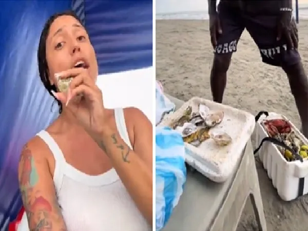 Turista se quejó de venta de ostras en playas de Cartagena.