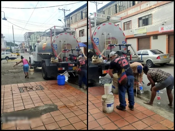 A Belalcázar fue un carrotanque a llevar agua, pero la gente pide soluciones: están sin servicio hace más de 15 días