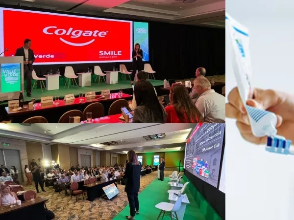 Colgate Palmolive y su compromiso con la reducción del plástico presenta el primer tubo reciclado de crema dental