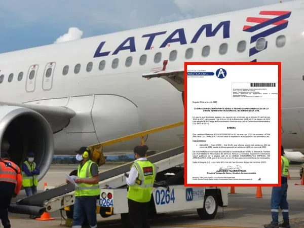 Latam suspende rutas