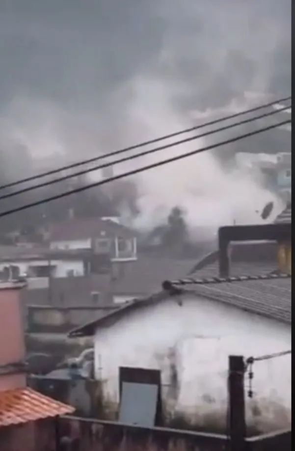 La destrucción en Petrópolis