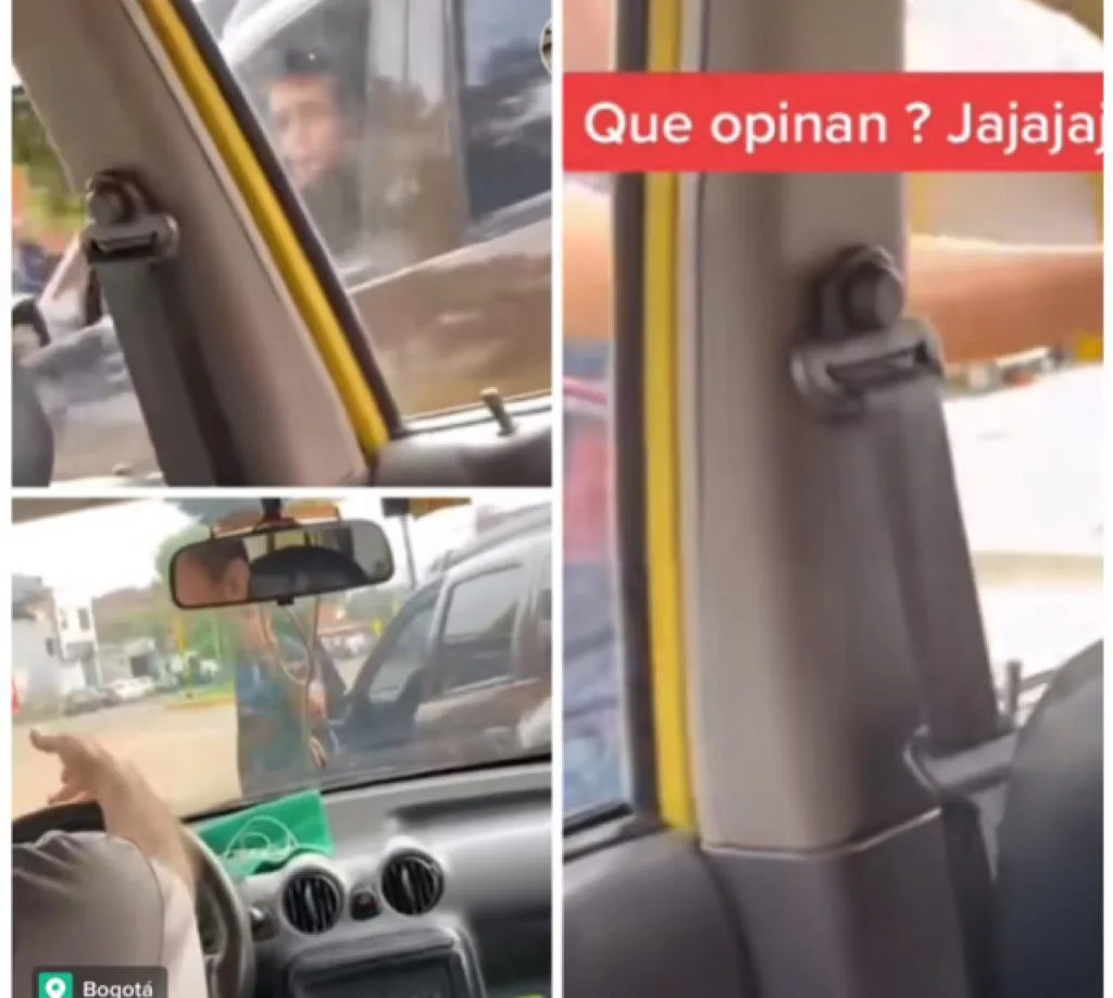 taxista hablando por celular