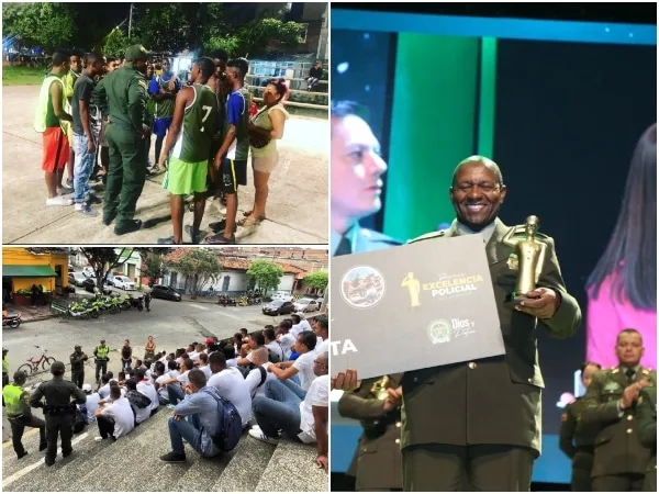 Premiado policía líder del barrismo social y de los jóvenes en cali en el Premio Excelencia Policial 2023