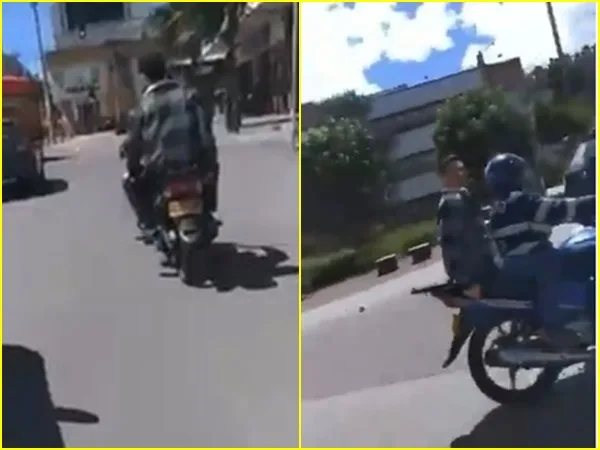 Que dé ejemplo le dicen a agente de tránsito en Pasto quien llevaba a parrillero hombre en moto y sin casco