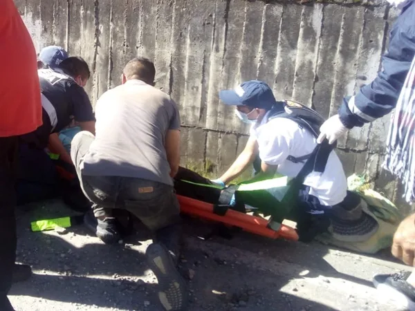 Adulto mayor cayó desde una altura de 5 metros en zona rural de San Pablo