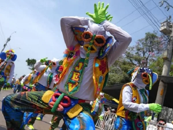 Disfraces de marimonda del Carnaval de Barranquilla.