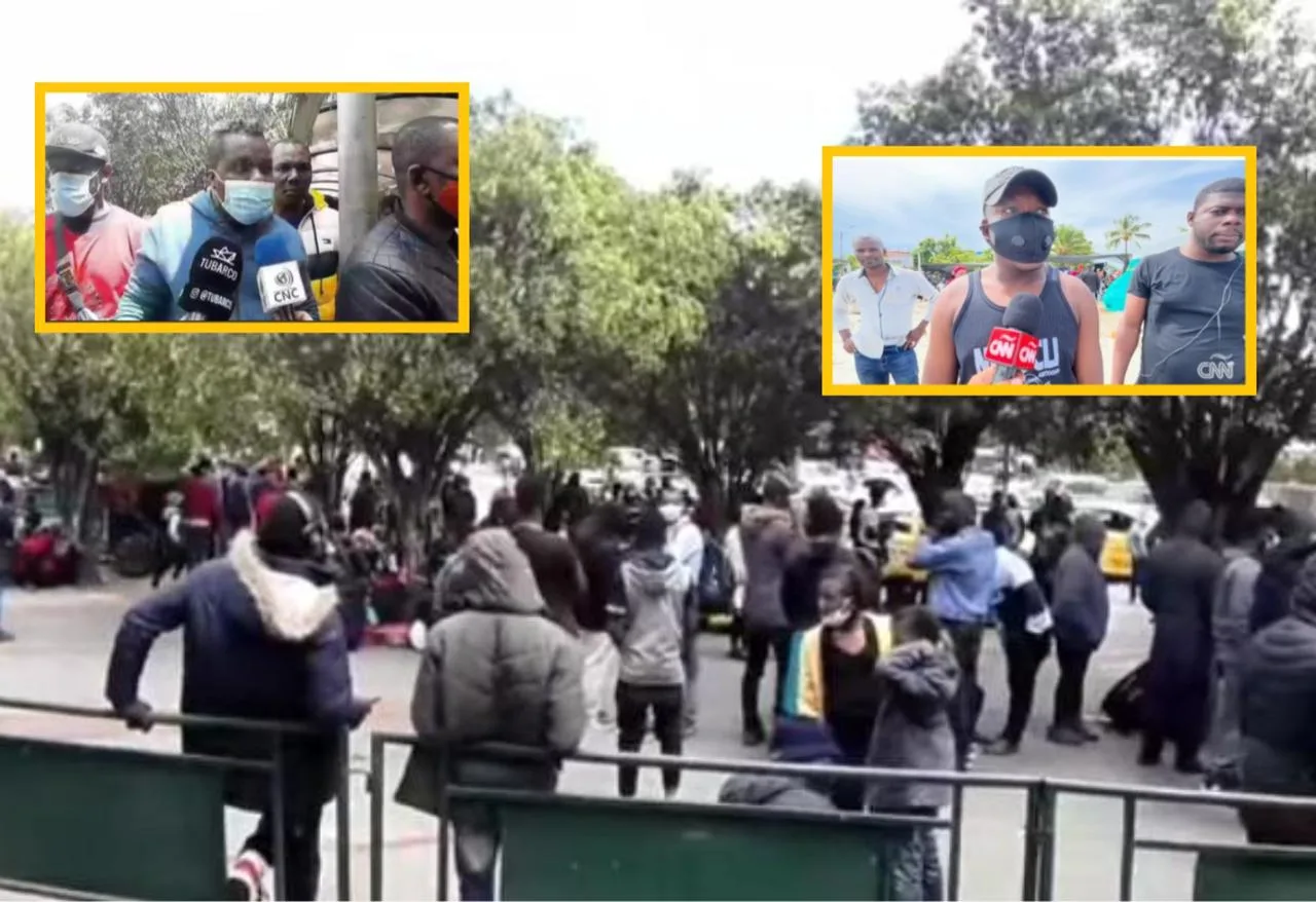 migrantes haitianos en Colombia