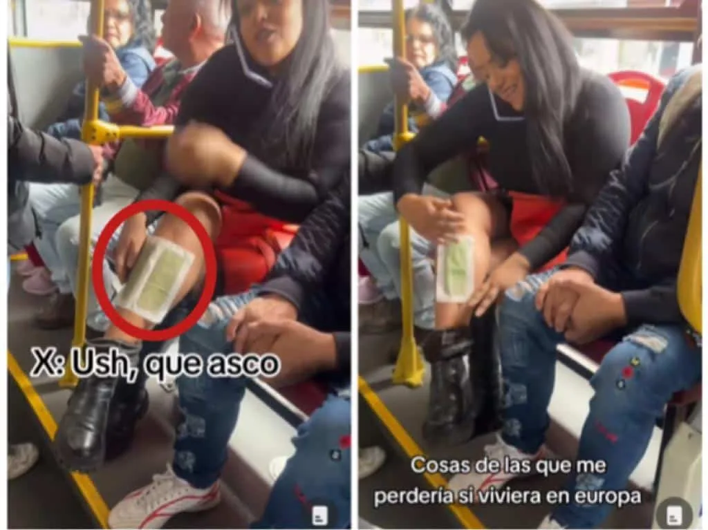 En Transmilenio: Una pasajera depilándose y un policía subió la moto, y lo van a sancionar