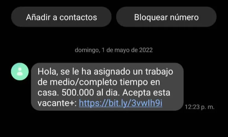 mensajes estafas se ganó un carro