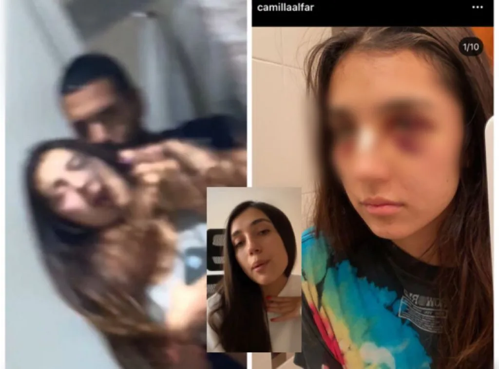Camilla denuncia agresiones de su expareja Sebastián