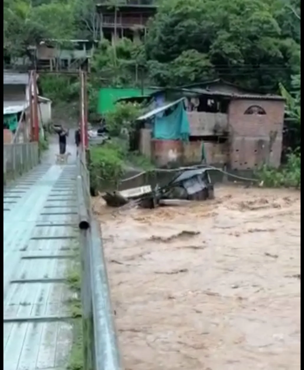 Colombia lluvias derrumbes zona rural