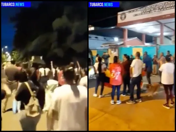 6 días sin bomberos y en Calima El Darién salieron a protestar en su apoyo y pidiendo soluciones a la Alcaldía