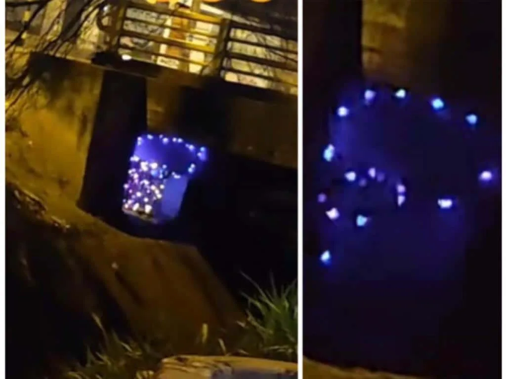 Navidad en todas partes en Cali: habitante de calle adornó su cambuche