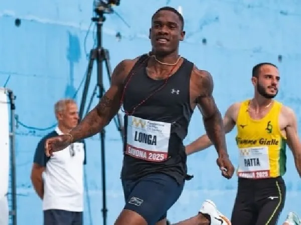 Ronal Longa, atleta chocoano impuso récord de 100 metros planos.