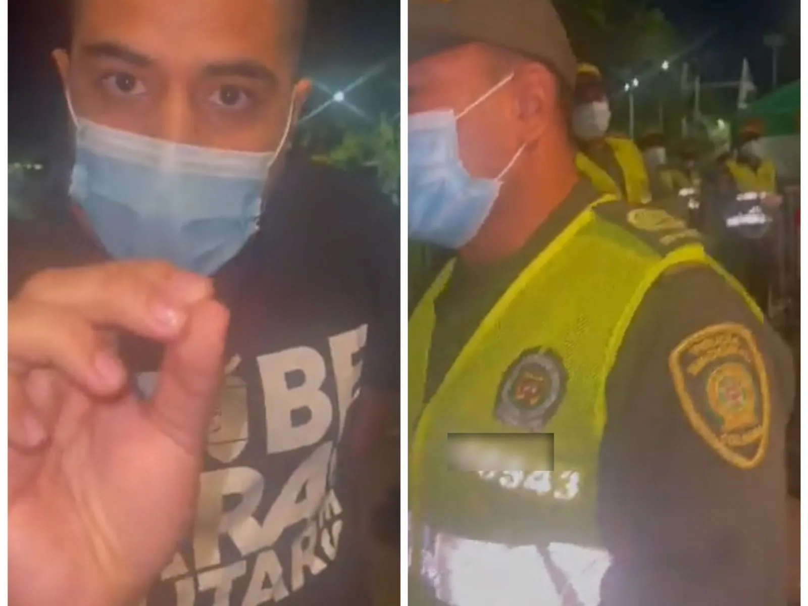 la camisa política de Uribe