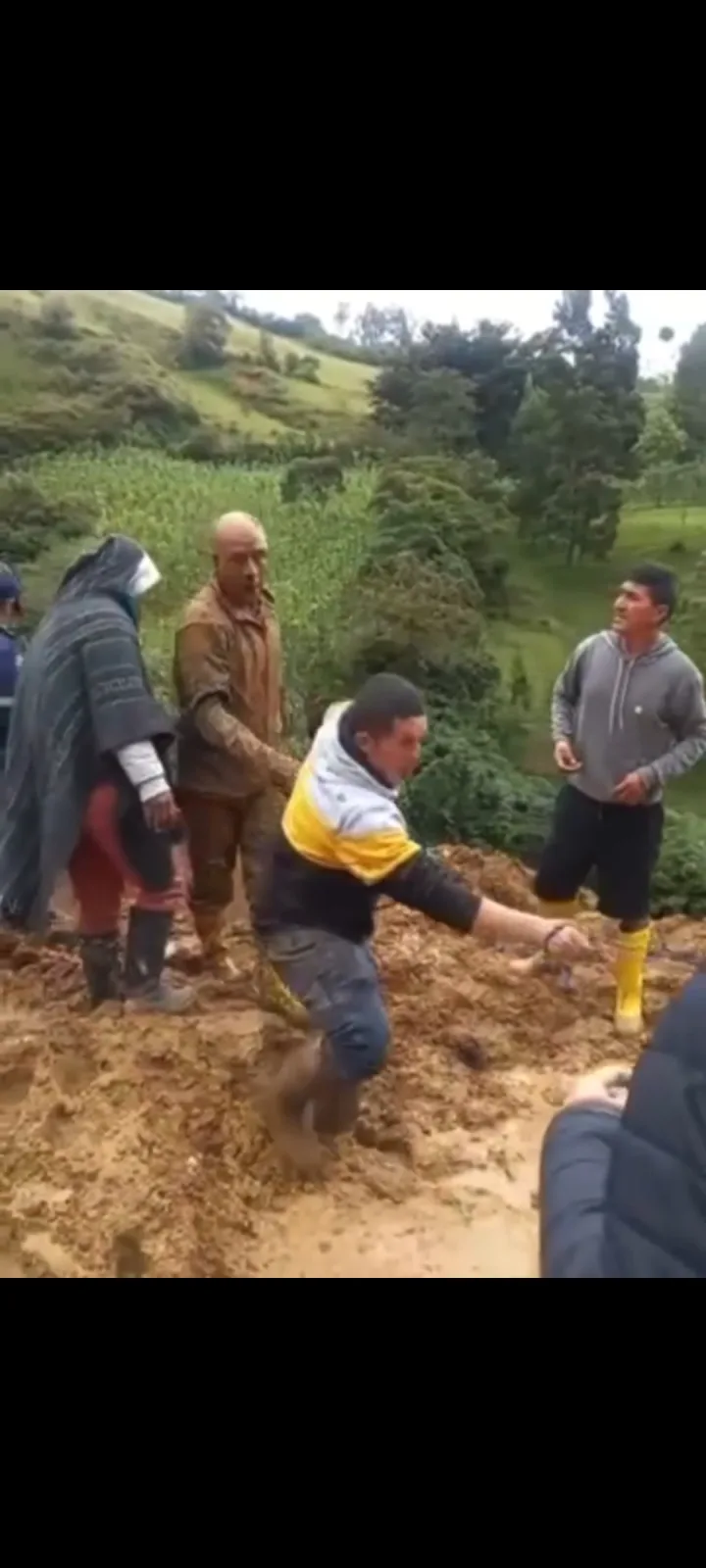la avalancha Santacruz