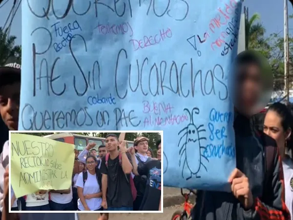 mal estado del PAE estudiantes