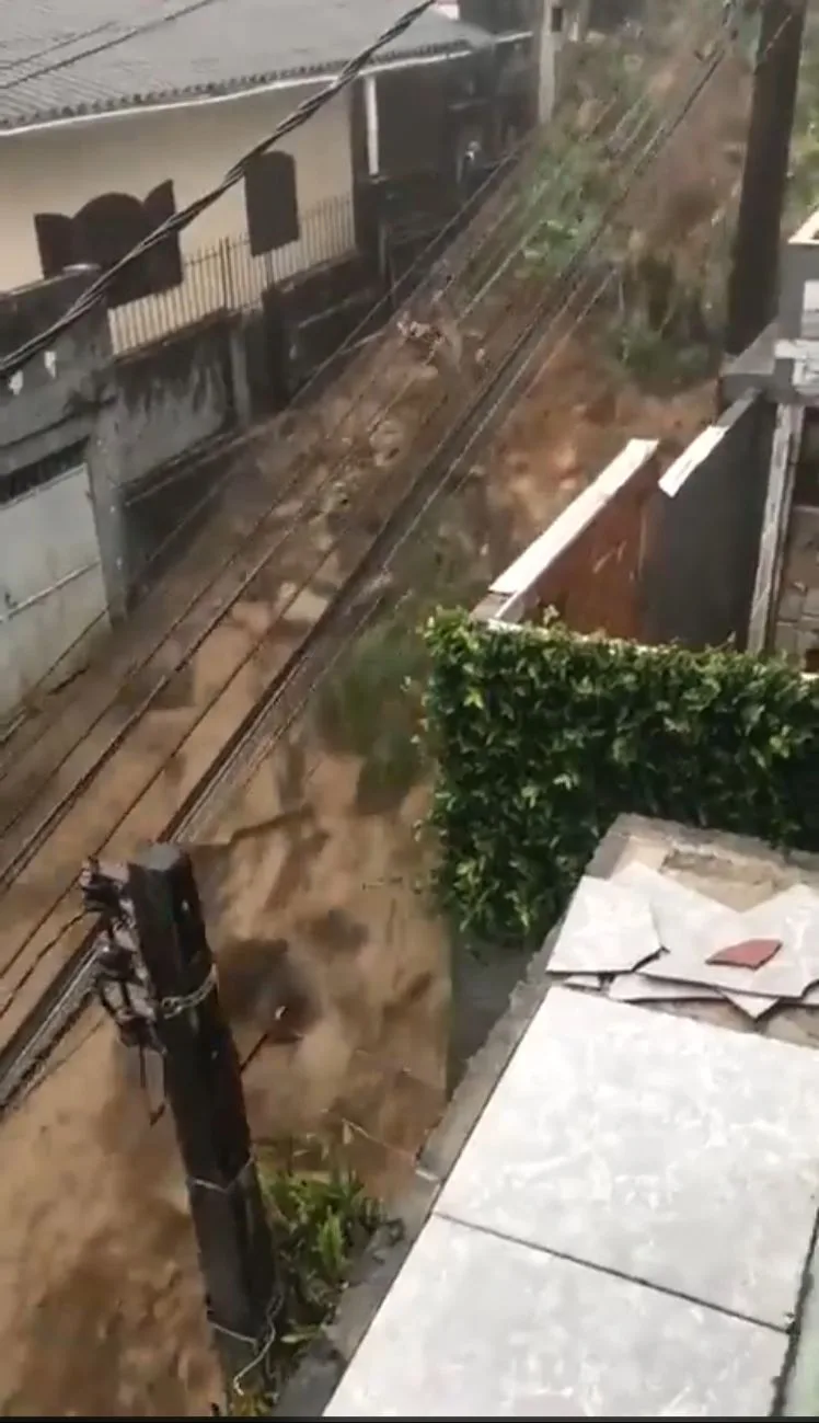 La destrucción en Petrópolis
