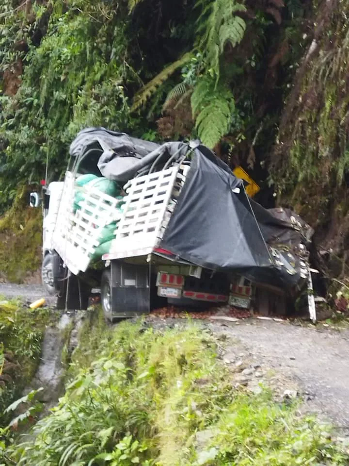 vía San Francisco-Mocoa accidentes