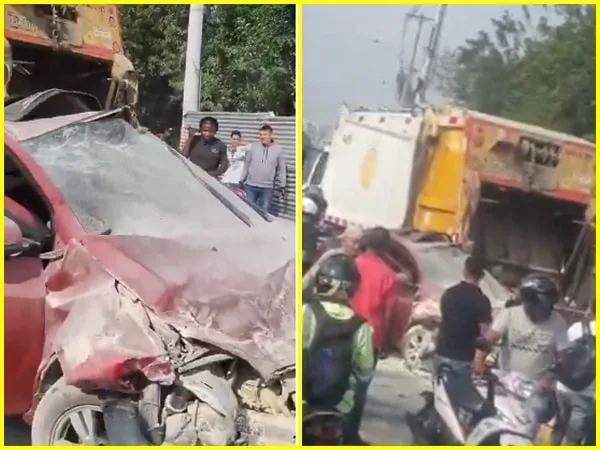 El aparatoso accidente se presentó entre un vehículo particular y otro recolector de basuras. Autoridades hicieron llamado a la precaución.