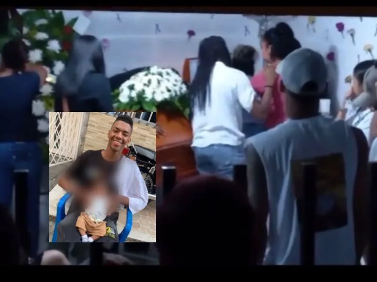 La futbolista Jorelyn despidió a su hermano Andrés Carabalí, ha enfrentado tres funerales seguidos