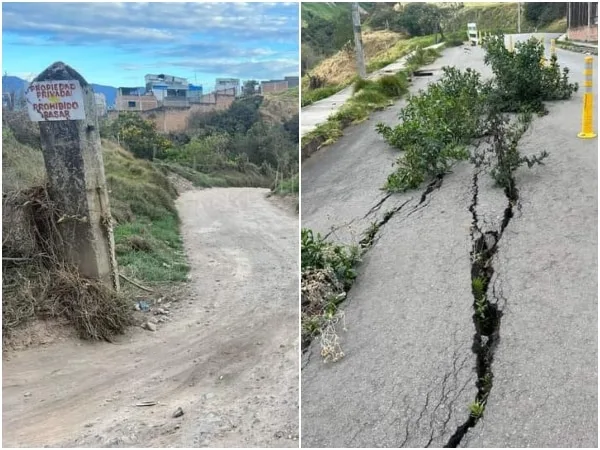 La vía para ingresar a Mariluz en Pasto pasa por una propiedad privada, su propietario "cobra peaje", señalan