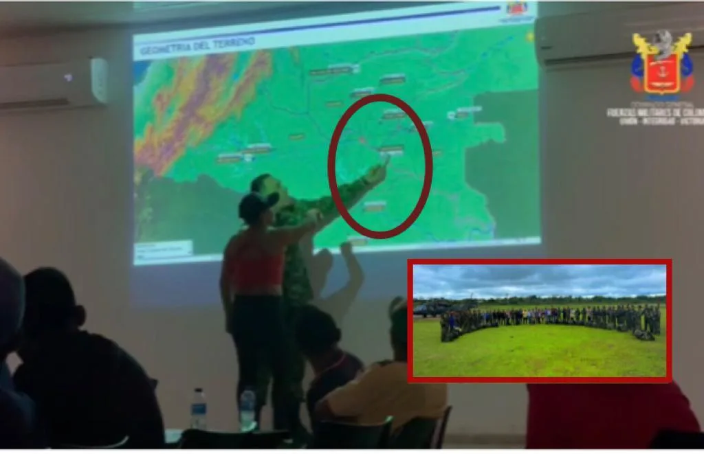 Indígenas y militares unidos, usan imágenes satélitales buscando a los hermanos en la selva del Guaviare